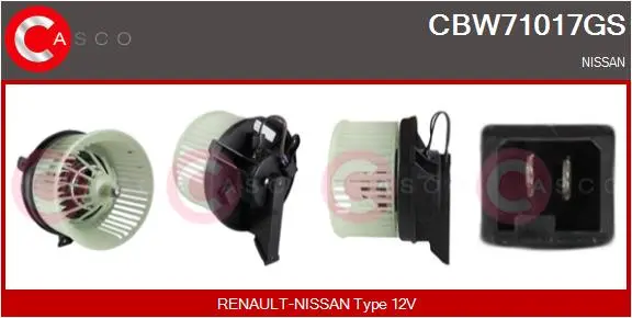 вентилатор вътрешно пространство CASCO               