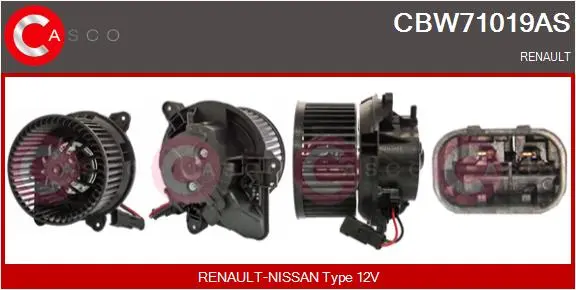 вентилатор вътрешно пространство CASCO               