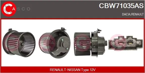 вентилатор вътрешно пространство CASCO               