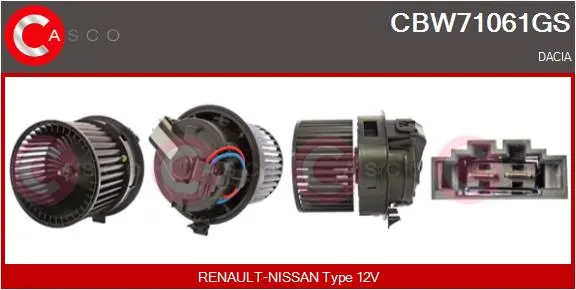 вентилатор вътрешно пространство CASCO               