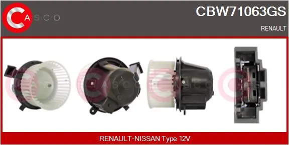 вентилатор вътрешно пространство CASCO               