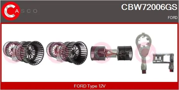 вентилатор вътрешно пространство CASCO               