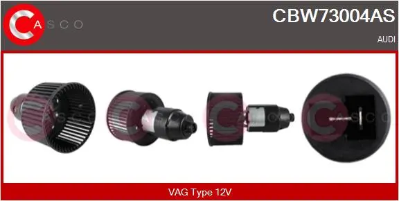 вентилатор вътрешно пространство CASCO               