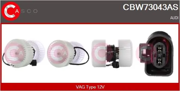 вентилатор вътрешно пространство CASCO               