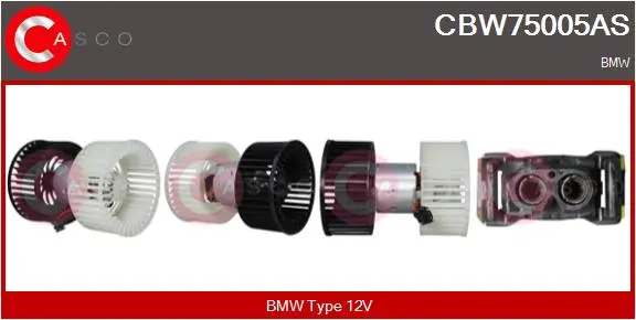 Вентилатор за парно за BMW X3 (E83) xDrive 30 d CBW75005AS CASCO               
