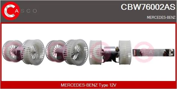 вентилатор вътрешно пространство CASCO               