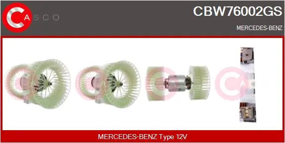 вентилатор вътрешно пространство CASCO               