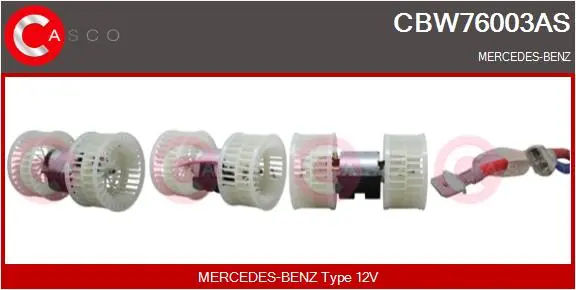 вентилатор вътрешно пространство CASCO               