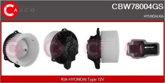 Вентилатор за парно за KIA CEE D Sportswagon 1.4 CVVT CBW78004GS CASCO               