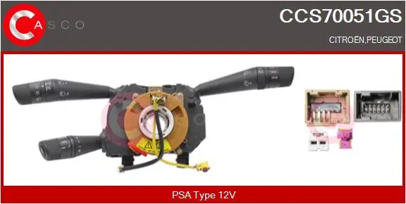 превключвател на кормилната колона CASCO               