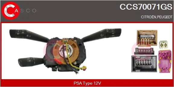 превключвател на кормилната колона CASCO               
