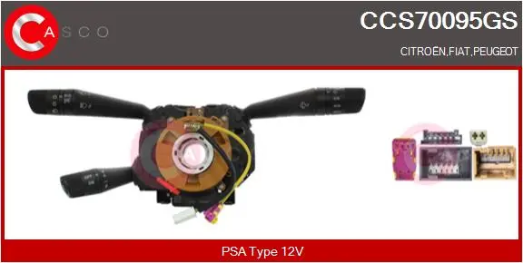 превключвател на кормилната колона CASCO               