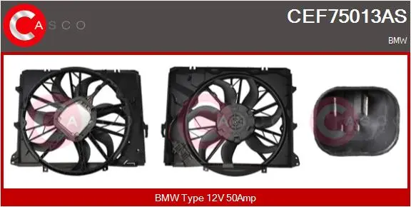 електромотор, вентилатор на радиатора CASCO               