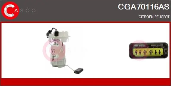 горивопроводен елемент (горивна помпа-сонда) CASCO               