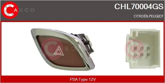 ключ за аварийни мигачи CASCO               