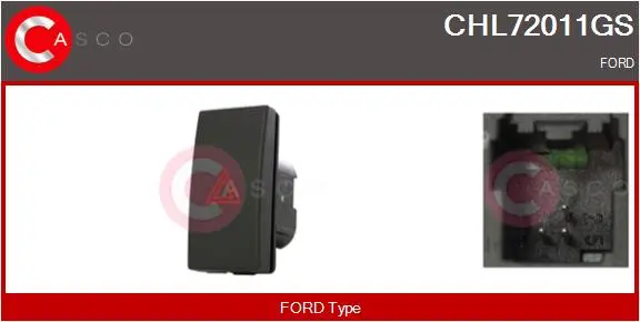 ключ за аварийни мигачи CASCO               