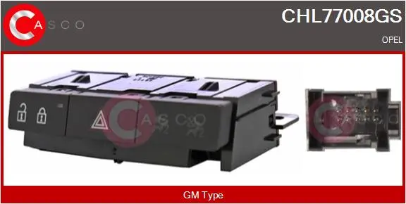 ключ за аварийни мигачи CASCO               