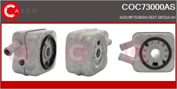 маслен радиатор, двигателно масло CASCO               