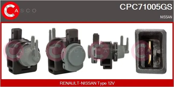 Преобразувател на налягане, регулиране на изпускателната сис CASCO
