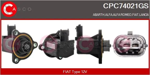 клапан въздух, турбина CASCO               