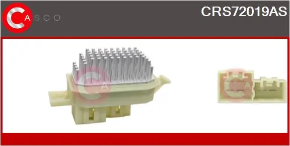 съпротивление, вентилатор за вътрешно пространство CASCO               