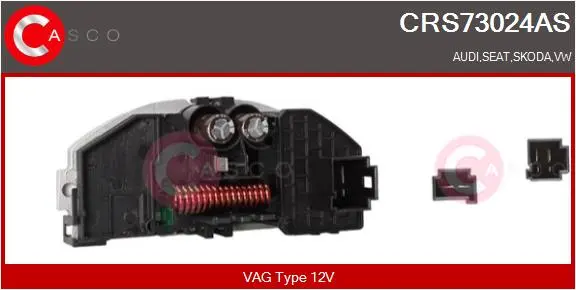съпротивление, вентилатор за вътрешно пространство CASCO               