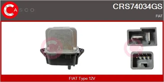 съпротивление, вентилатор за вътрешно пространство CASCO               