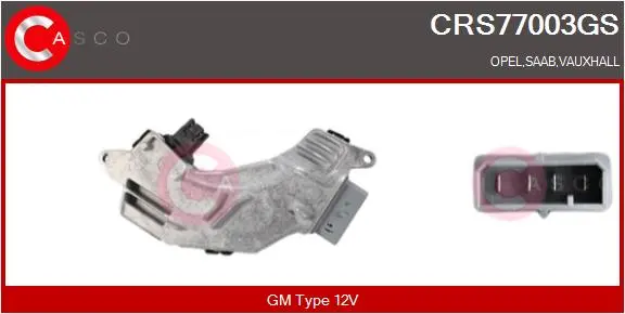 съпротивление, вентилатор за вътрешно пространство CASCO               