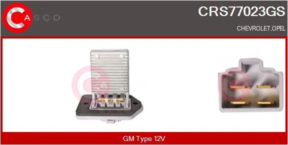 съпротивление, вентилатор за вътрешно пространство CASCO               