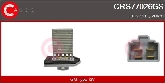 съпротивление, вентилатор за вътрешно пространство CASCO               