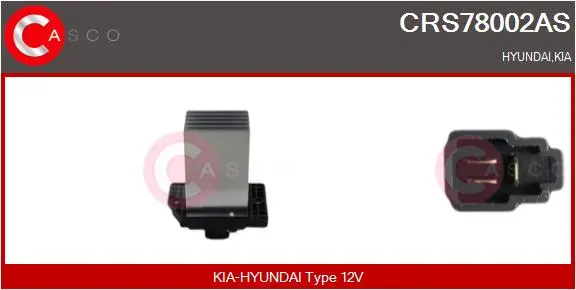 съпротивление, вентилатор за вътрешно пространство CASCO               