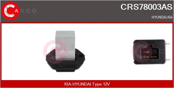 съпротивление, вентилатор за вътрешно пространство CASCO               