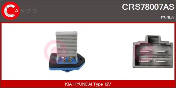 съпротивление, вентилатор за вътрешно пространство CASCO               