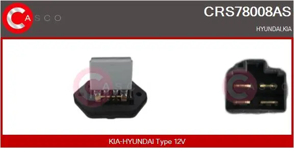 съпротивление, вентилатор за вътрешно пространство CASCO               