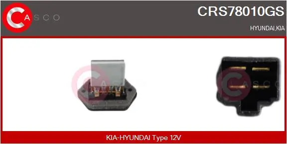 съпротивление, вентилатор за вътрешно пространство CASCO               