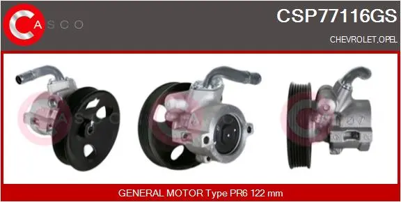 хидравлична помпа, кормилно управление CASCO               