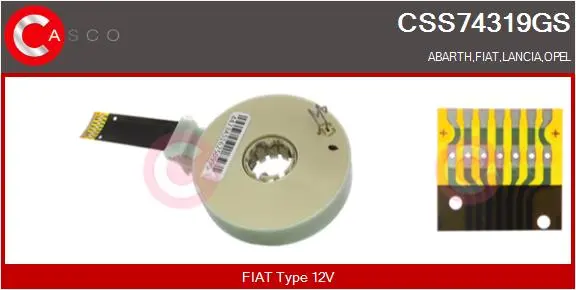 датчик за ъгъла на завиване CASCO               