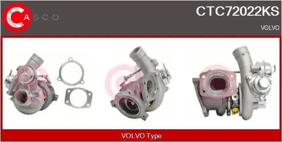 турбина, принудително пълнене с въздух CASCO               