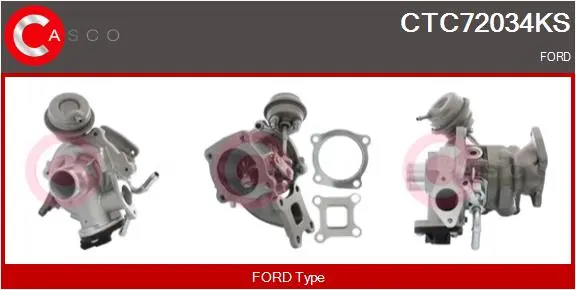 турбина, принудително пълнене с въздух CASCO               