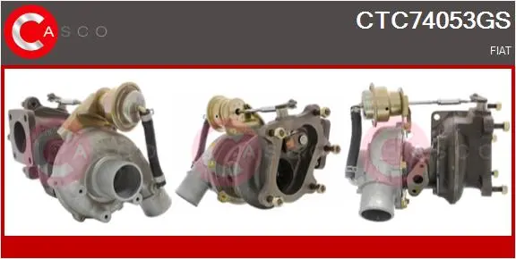 турбина, принудително пълнене с въздух CASCO               