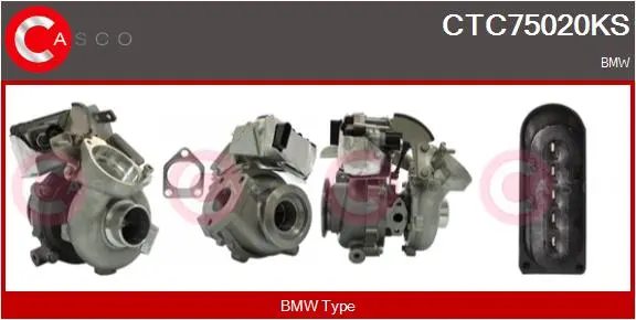 турбина, принудително пълнене с въздух CASCO               