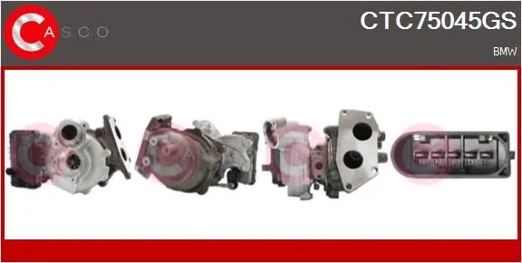 турбина, принудително пълнене с въздух CASCO               