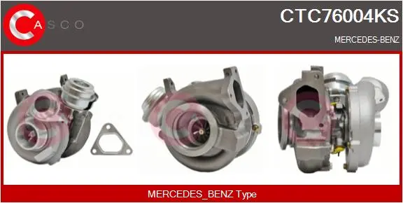 турбина, принудително пълнене с въздух CASCO               