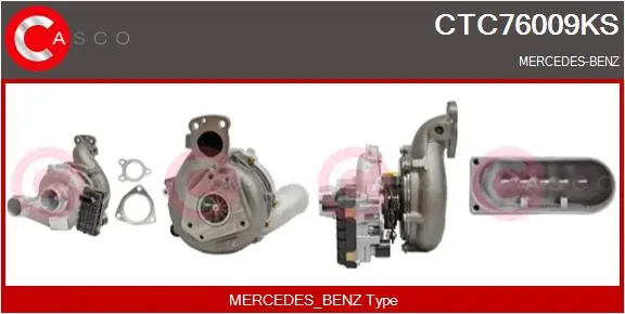 турбина, принудително пълнене с въздух CASCO               