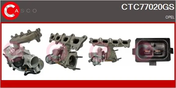 турбина, принудително пълнене с въздух CASCO               