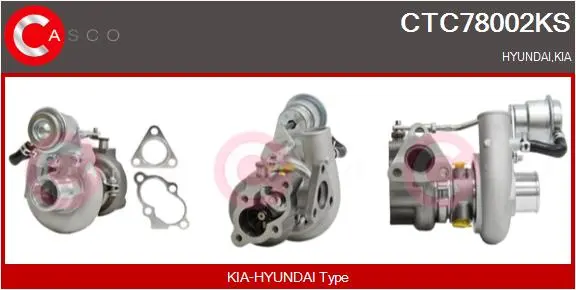 турбина, принудително пълнене с въздух CASCO               