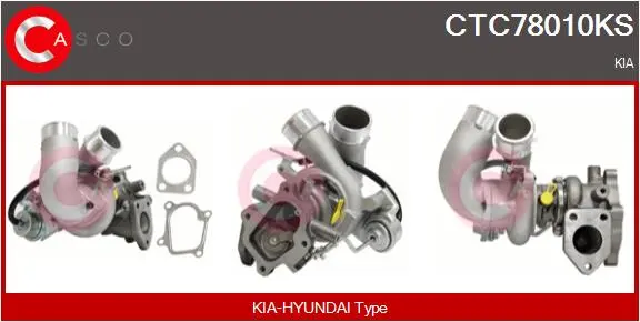 турбина, принудително пълнене с въздух CASCO               