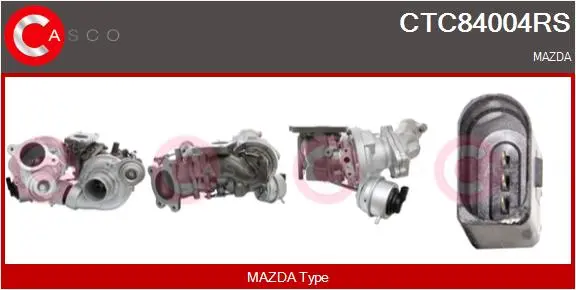 турбина, принудително пълнене с въздух CASCO               