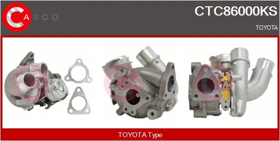 турбина, принудително пълнене с въздух CASCO               