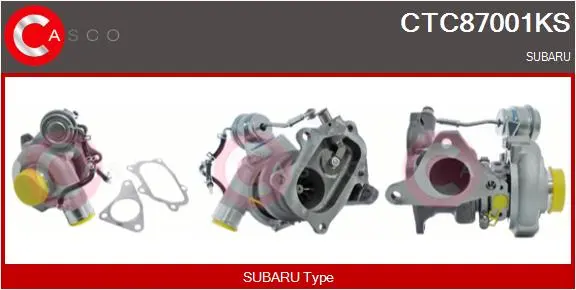 турбина, принудително пълнене с въздух CASCO               